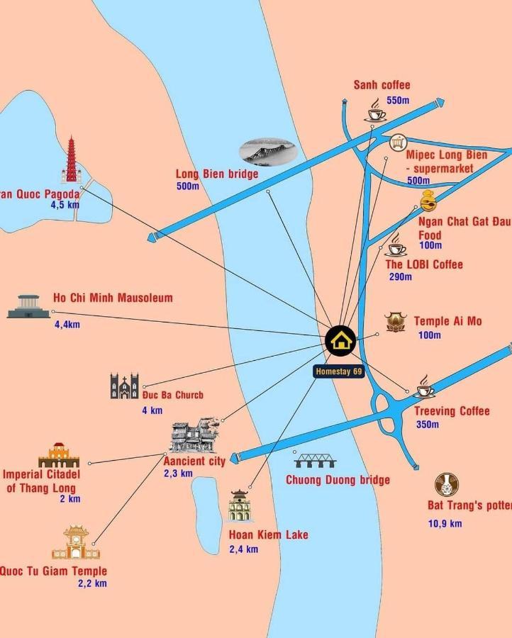 Homestay Casa 69 Hà Nội Ngoại thất bức ảnh
